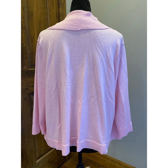 Faded Glory  Pink Open Front Cardigan Size XXL -   Dressy Casual - Picture 6 of 11